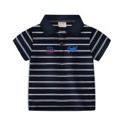 Baby Polo T-Shirt - Navy Blue Color