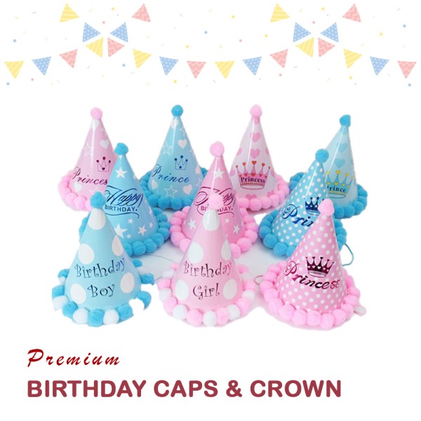 Birthday Caps & Crown