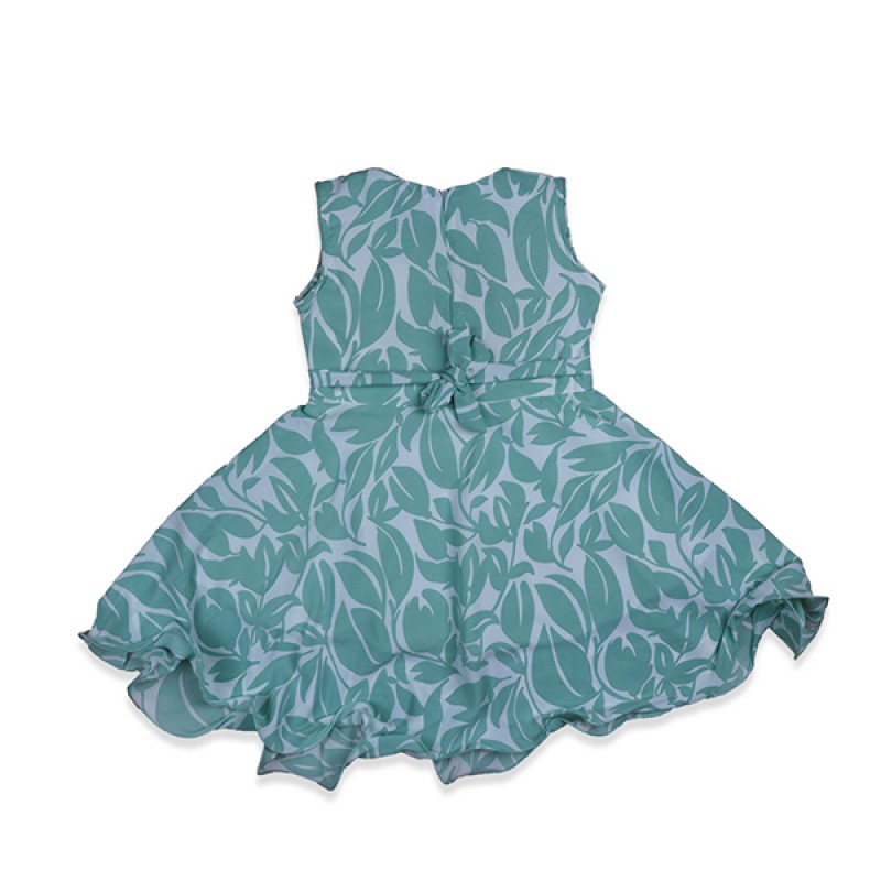 Girls Frock - Turquoise