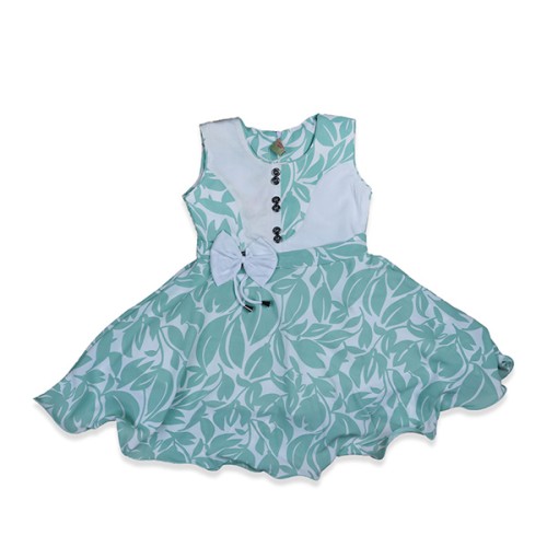 Girls Frock - Turquoise