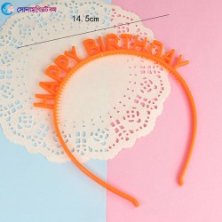 Baby Birthday Headband - Orange