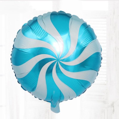 Lollipop Aluminum Foil Balloon - Blue