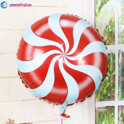 Lollipop Aluminum Foil Balloon - Red