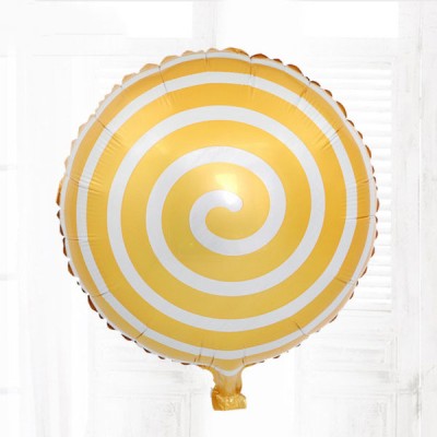 Lollipop Aluminum Foil Balloon - White Golden