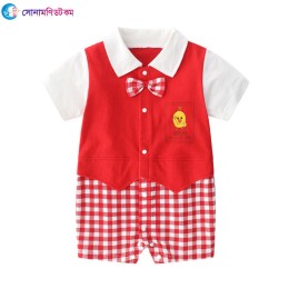 Baby Romper Cotton - Red