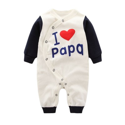 Baby Long  Sleeves Gentleman Romper-I Love PAPA