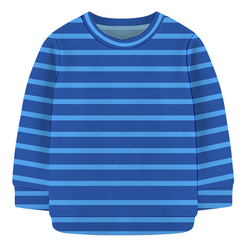 Baby Sweat Shirt -sky blue stripe