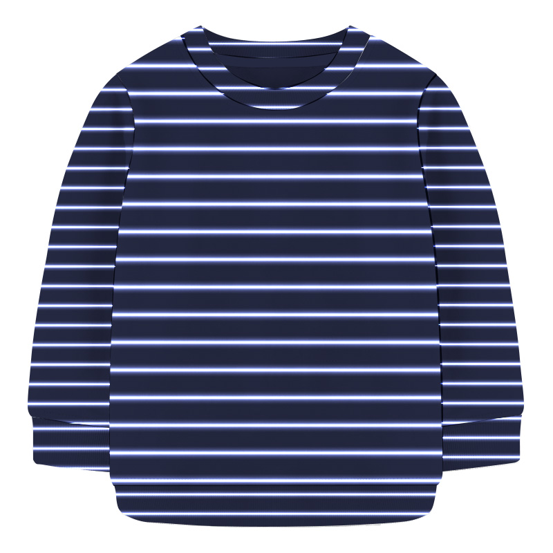 Baby Sweat Shirt-Black & White  Stripe | Winter Collection | BOY FASHION at Sonamoni.com
