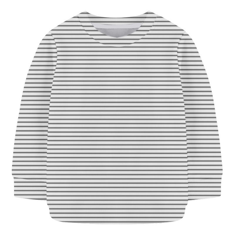 Baby Sweat Shirt -Nevy Blue &  White Stripe