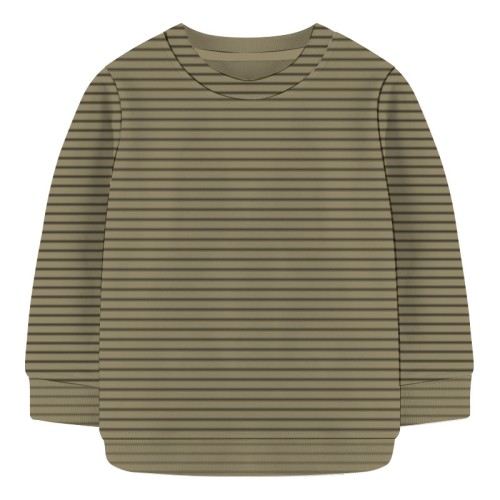 Baby Sweat Shirt - Brown Stripe