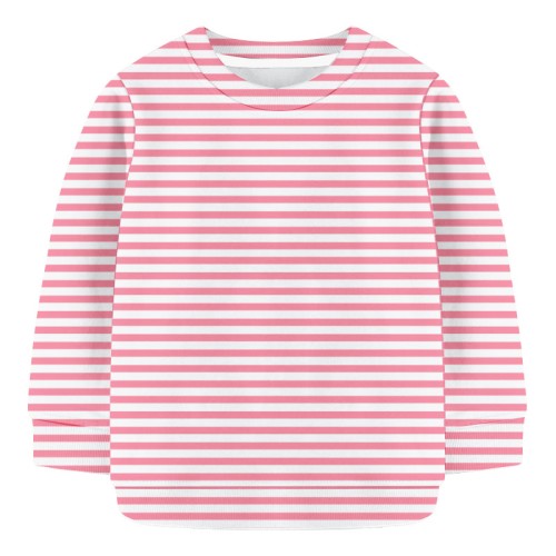 Baby Sweat Shirt - White and Pink