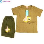 Baby T-Shirt and Shorts Set - Brown