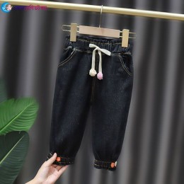 Baby jeans Pant- Black -ball lase -Elastic Grip