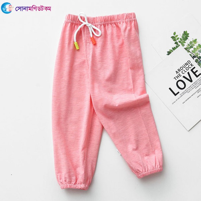 Baby Casual Full Length Pajama - Light Pink | at Sonamoni BD