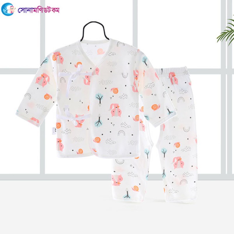Newborn Baby Lace-up Monk Clothes - Fox | Dress Set | BOY FASHION at Sonamoni.com