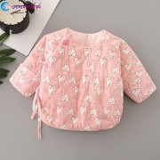 New Born Baby Dress for Air Cooler Protection cum Winter Dress-Pink Color