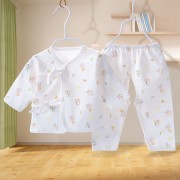 Newborn Baby Dress Set - Little Yellow Bear (lace)