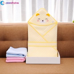 Newborn Baby Wrapper and Blanket-Yellow