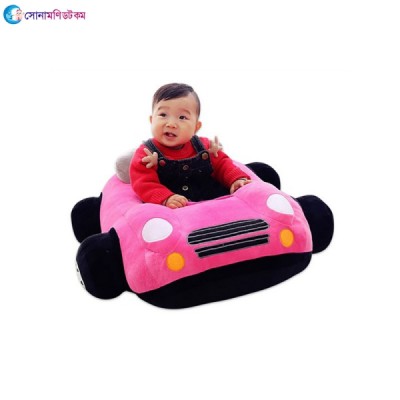 Baby Car Sofa - Pink & Black