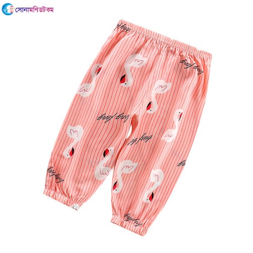 Baby Cotton Silk Trousers - Pink