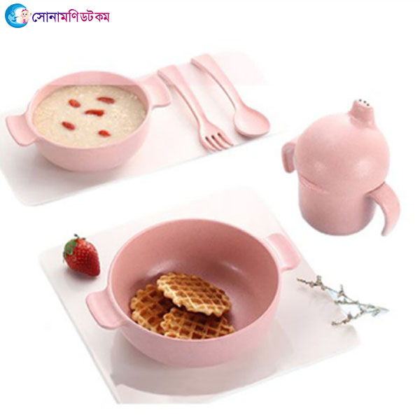 Baby Feeding Bowl Set (5pcs) - Pink