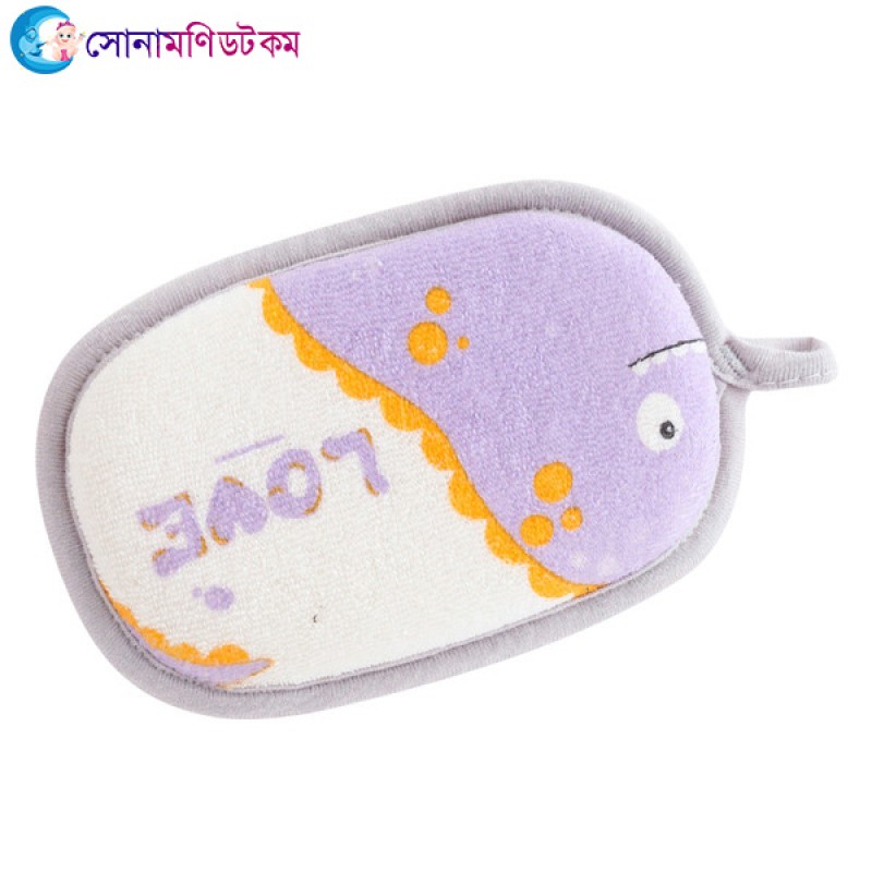 Baby Shower Bath Sponge- Purple 