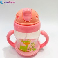 Baby Straw Drinking Cup 200 ml - Pink