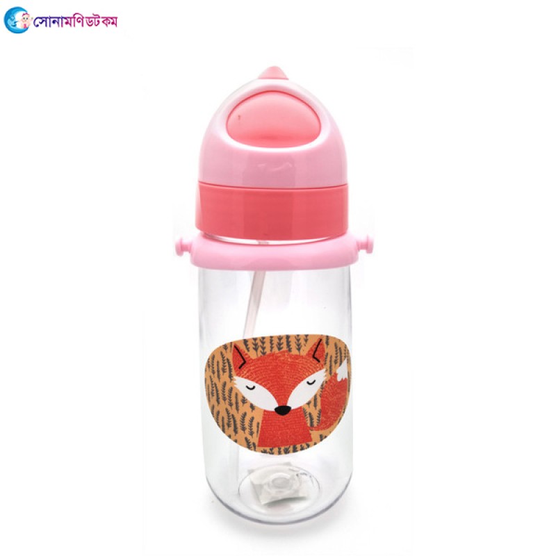 Baby Straw Drinking Cup 350 ml - Pink