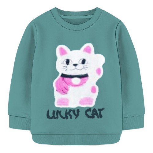 Baby Sweat Shirt- Lucky Cat