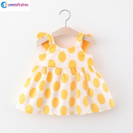 Baby Wing Dress - White and Yellow