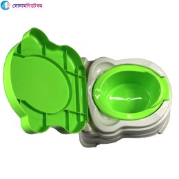 Baby High Commode-Potty Seat Cum Chair -Green