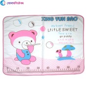 Baby Washable Diaper Changing mat-Baby Bed- Pink Color