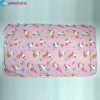 Waterproof Breathable Baby Bed Protector Sheet - Blue Color with Doll Print | Diaper Changing Mats | DIAPERING at Sonamoni.com