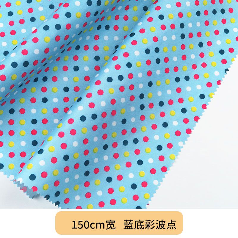 Waterproof Breathable Baby Bed Protector Sheet - Blue Skty with Dot Print-60"x60