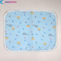 Waterproof Breathable Baby Bed Protector Sheet - Blue Sky Color with Cartton Print