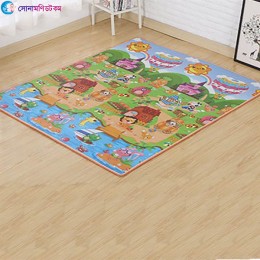 Outdoor Foam waterproof Mat - 2cm thickness - Maths - Cream color Drawing- Small Size