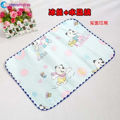Baby Changing Mat-Double Sided-Crystal Valvet-Paste Color-Various Print
