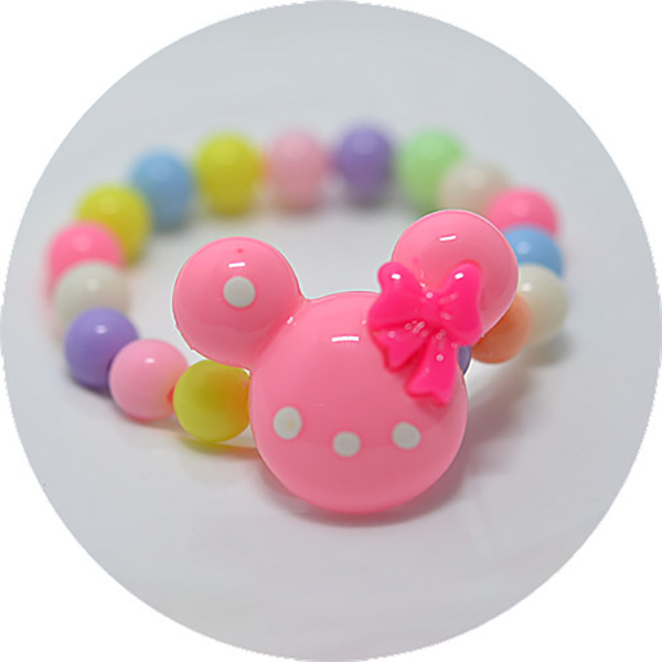 Cartoon Multicolor Beads Bracelets - Mickey