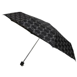 8K couple three-fold umbrella - Black