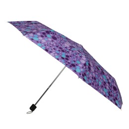8K couple three-fold umbrella - Purple Circle