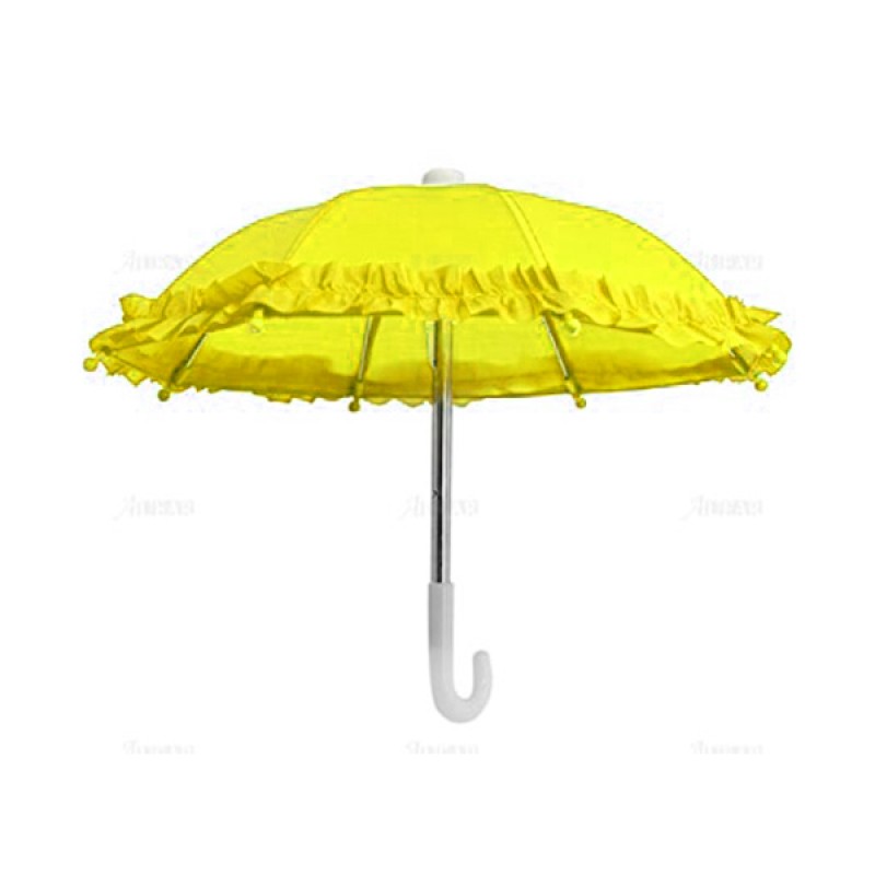 Decorative Showpiece Toy Umbrella - Yellow