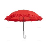 Decorative Showpiece Toy Umbrella - Red