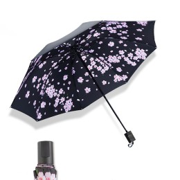 Anti-ultraviolet Sunshade Inner Flower Rain umbrella - Shili Peach Blossom