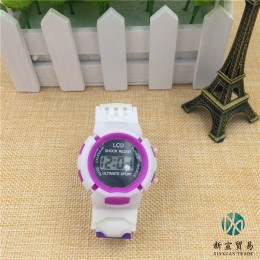 Boys and Girls Hot Style Electronic Watch - Purple