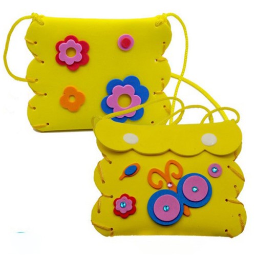Children DIY sewing small wallet - Yellow Butterfly | Fashion Accessories | All Category at Sonamoni.com
