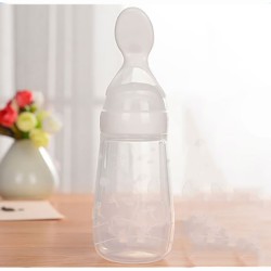 Baby Feeding Bottle - White