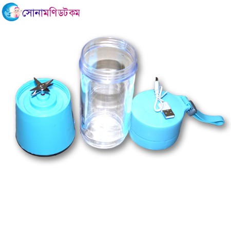 Portable Mini Rechargeable Juicer - Blue | at Sonamoni BD