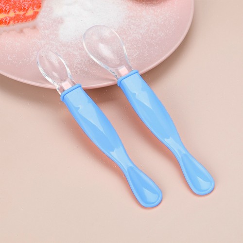 Silicone Baby Spoons set - Blue | Feeding Accessories | FEEDING & NURSERY at Sonamoni.com