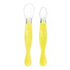 Silicone Baby Spoons set - Yellow