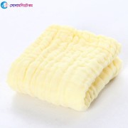 6 Layer Baby Towel Face Towel 30cmx30cm-Yellow